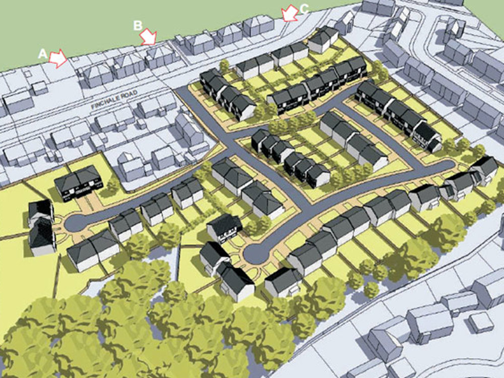 PLANNING CONSENT FOR 64 RESIDENTIAL UNITS