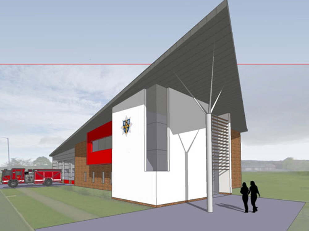 NEW FIRE STATION AT CROOK